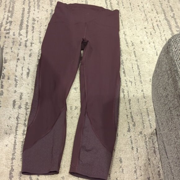 Lululemon Strength & Sweat Crop *23" Black Satin - Picture 11 of 11